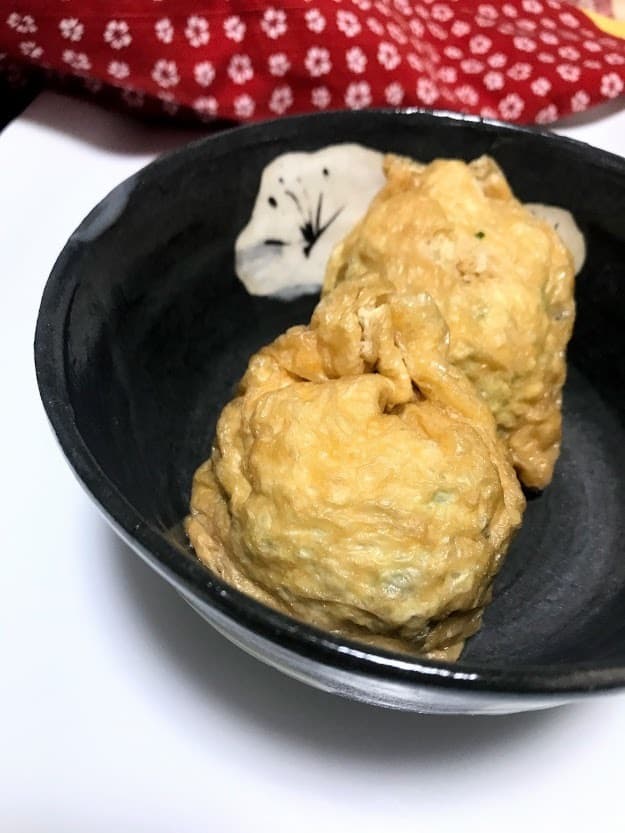 まるで1から手作りの味 ~たっぷり野菜のヘルシー鶏ごぼう巾着の完成写真