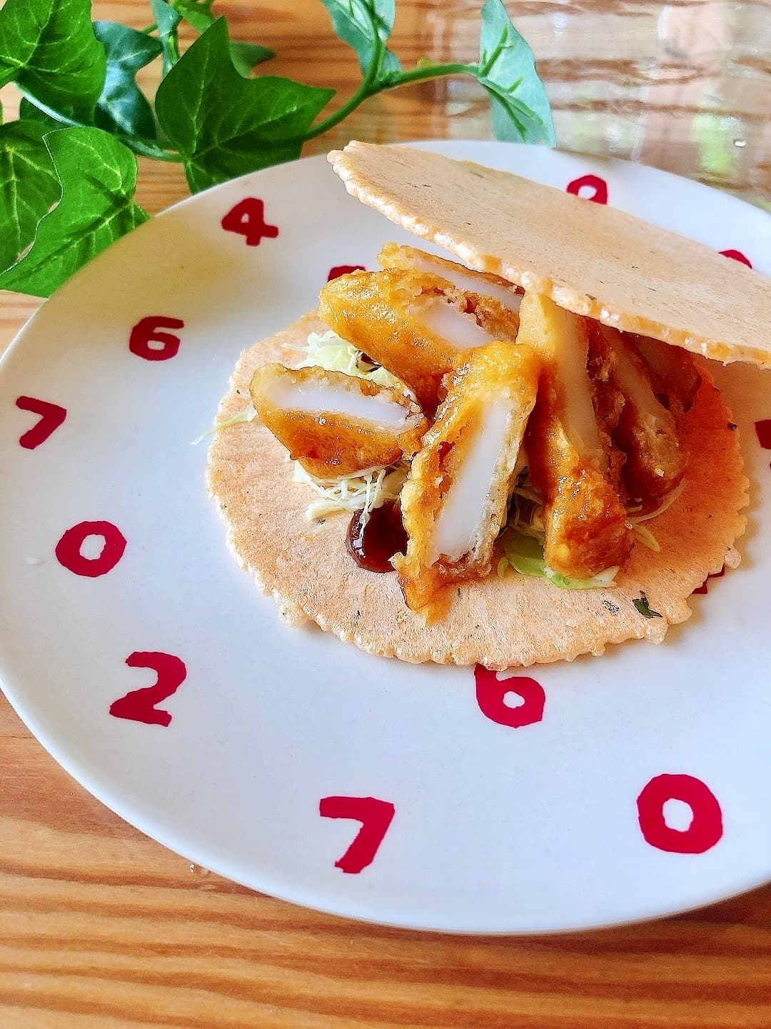 いか天せんべいの完成写真