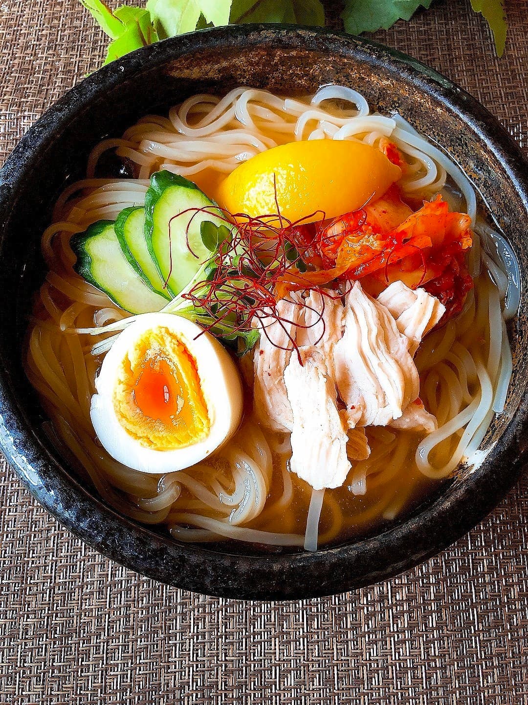さっぱりレモン冷麺の完成写真