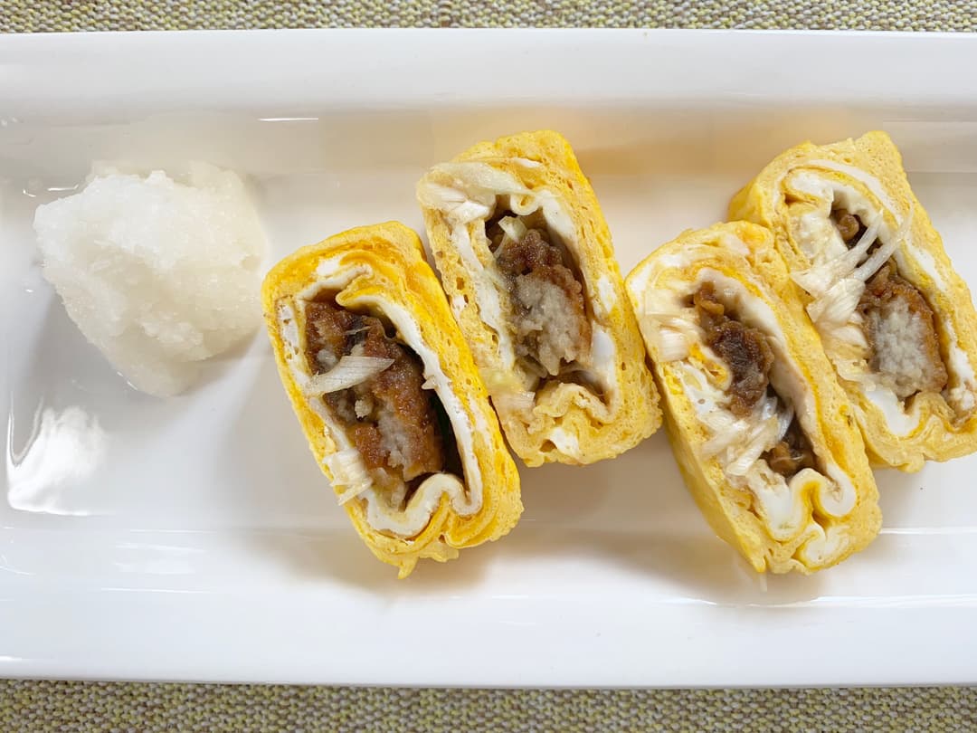 うなぎみたいな卵焼きの完成写真