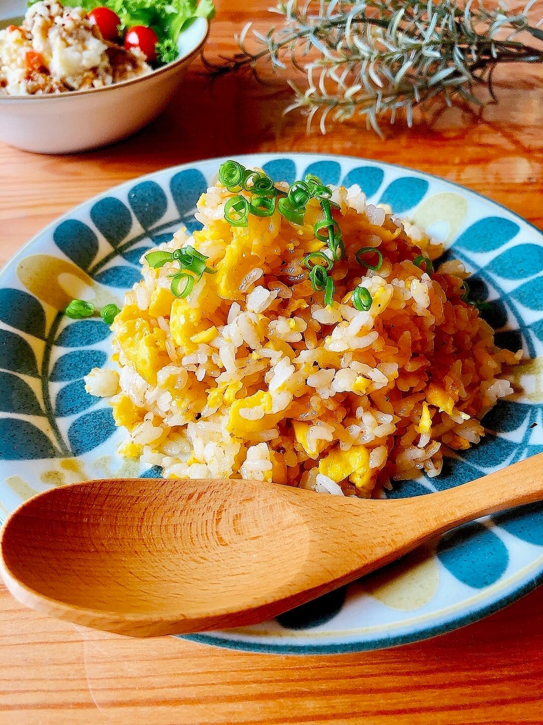 ふんわり玉子の明太バター炒飯の完成写真