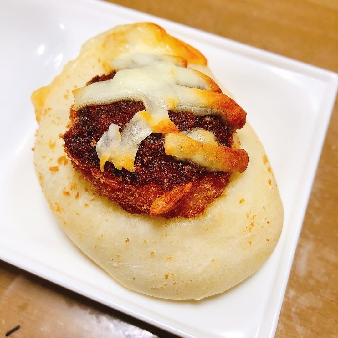 ささみチーズパンの完成写真