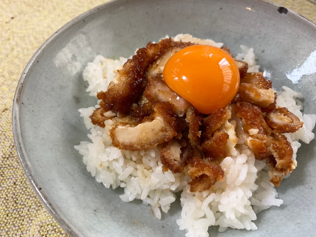 チキンマヨの甘だれドンの完成写真