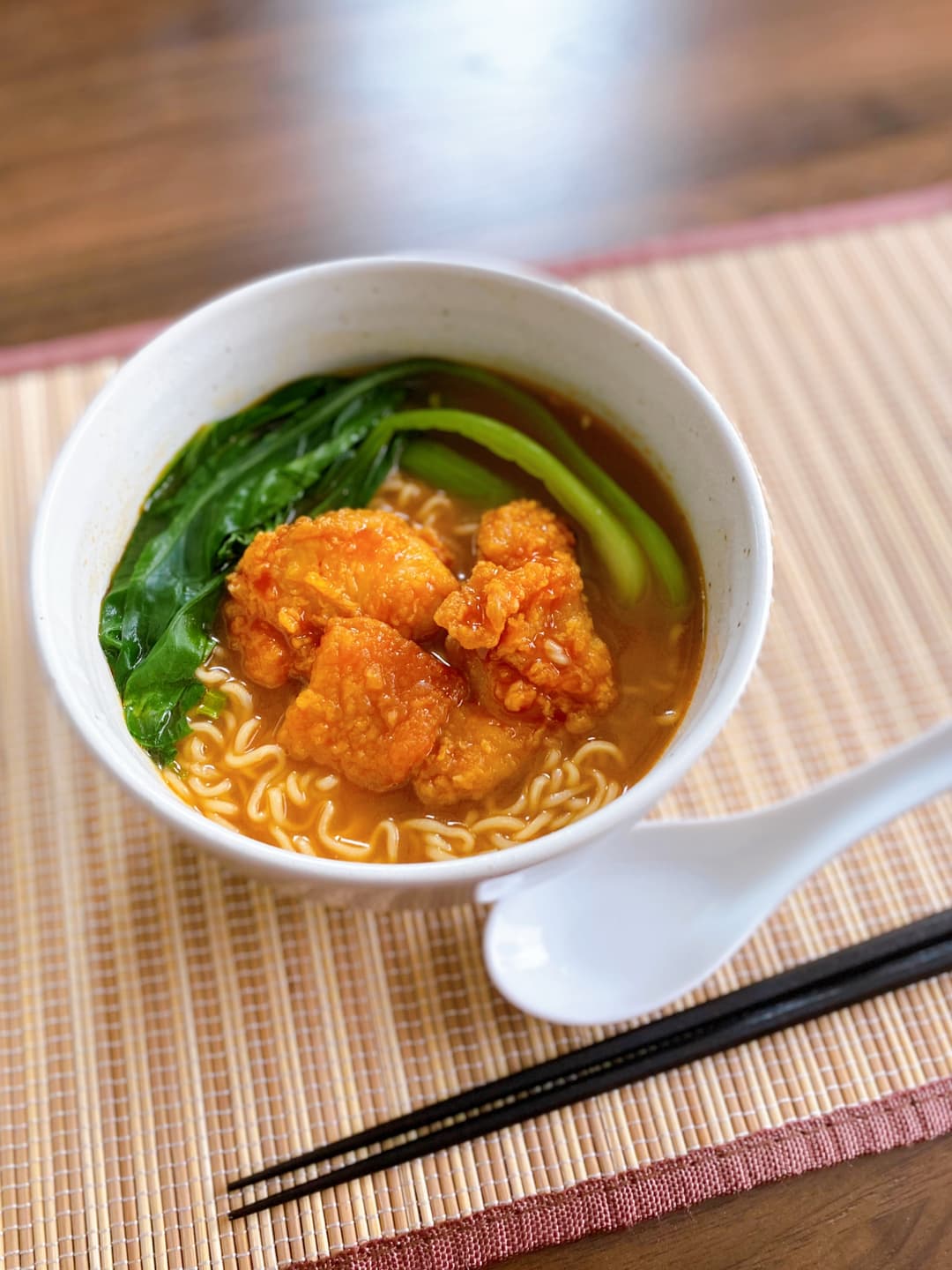 甘辛味噌ラーメンの完成写真