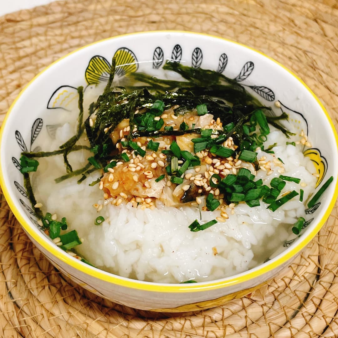 さば味噌茶漬けの完成写真