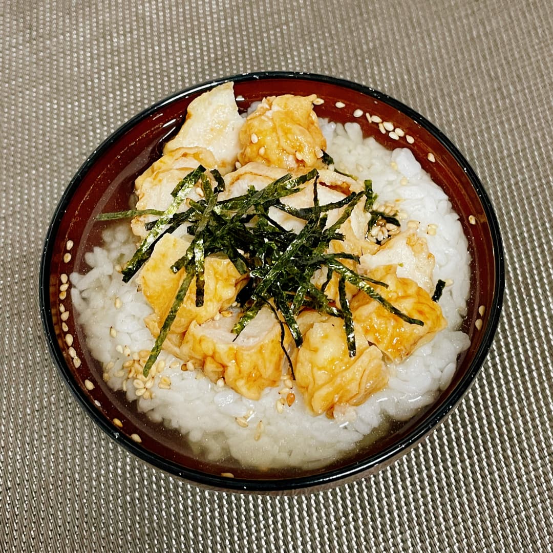 鶏むね天茶漬けの完成写真