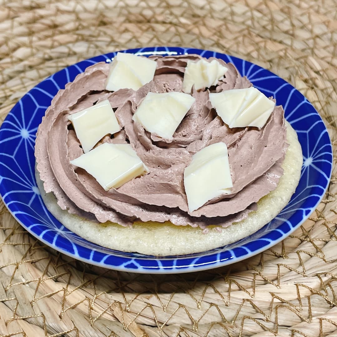 もちもちパンケーキチョコチーズの完成写真