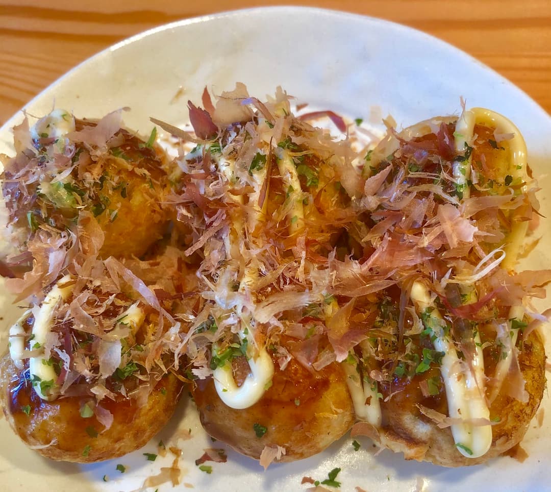 シーフードたこ焼きの完成写真