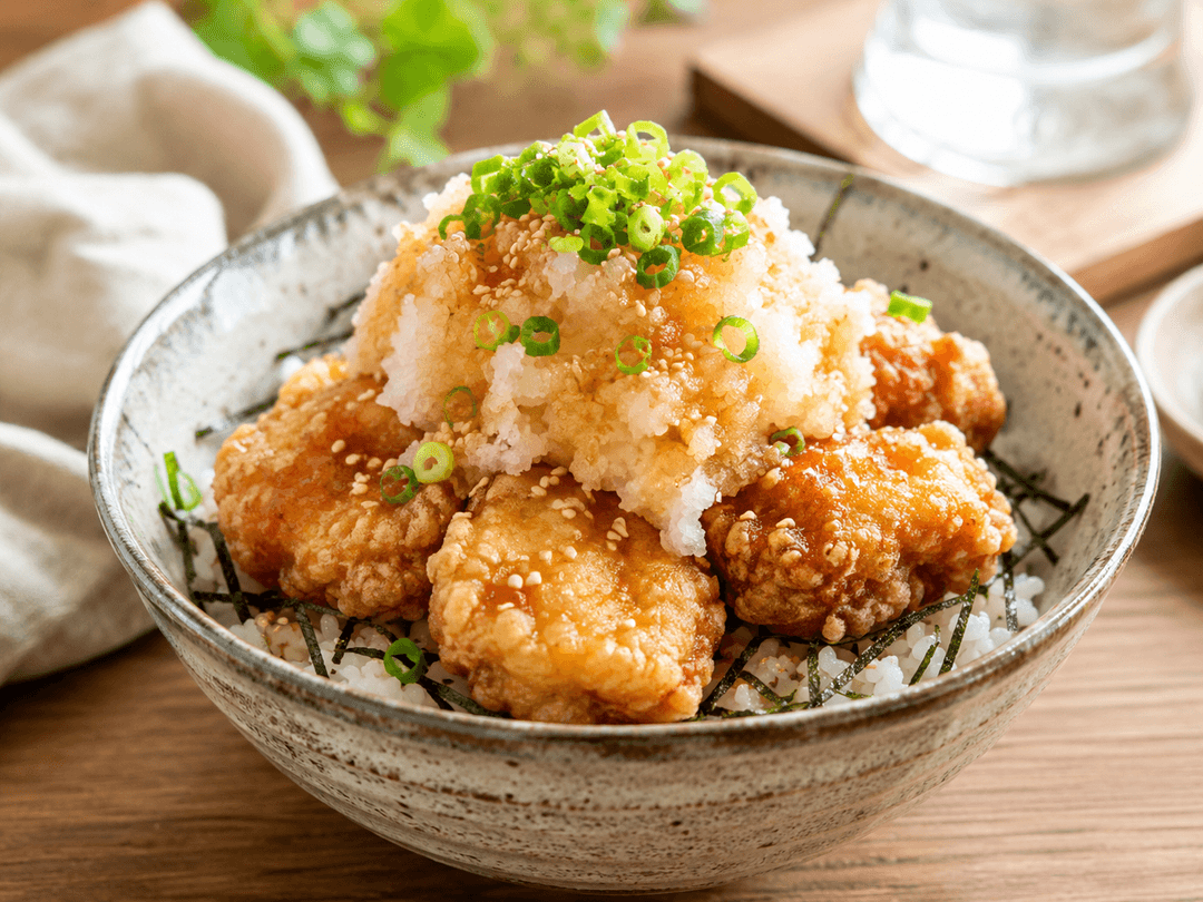 むねからの和風おろしポン酢丼の完成写真
