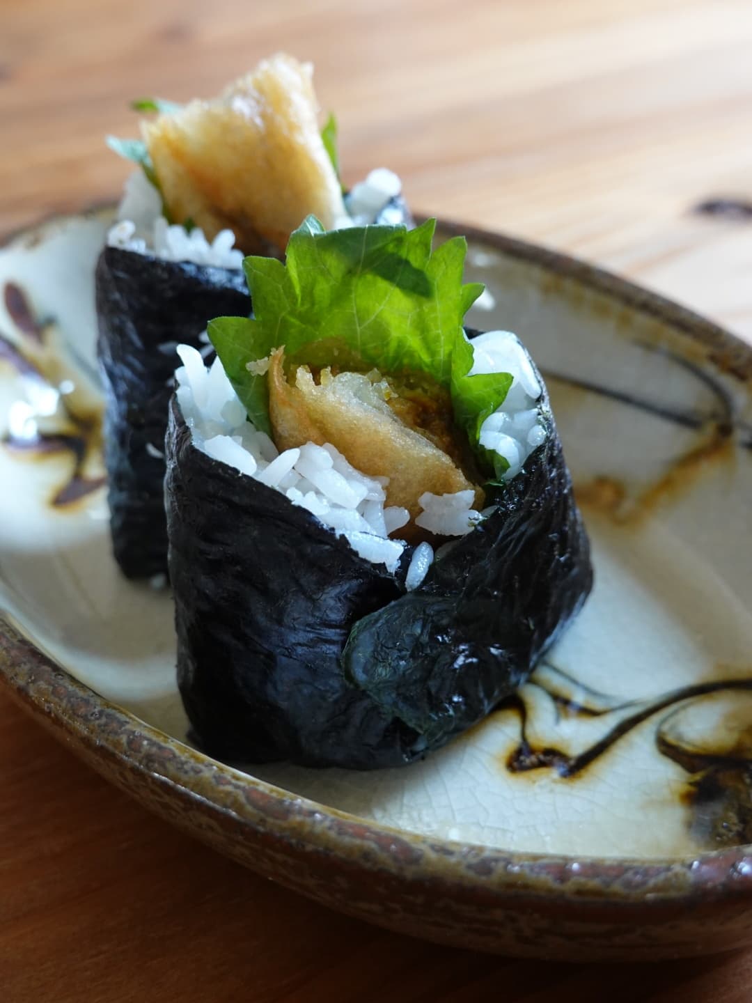 チーズカレー春巻のプチ天むす風の完成写真