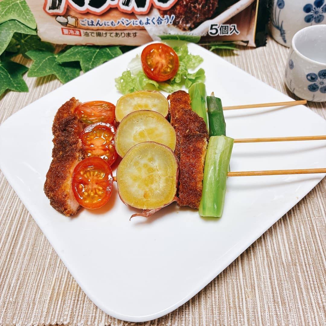 ハムカツ串の完成写真