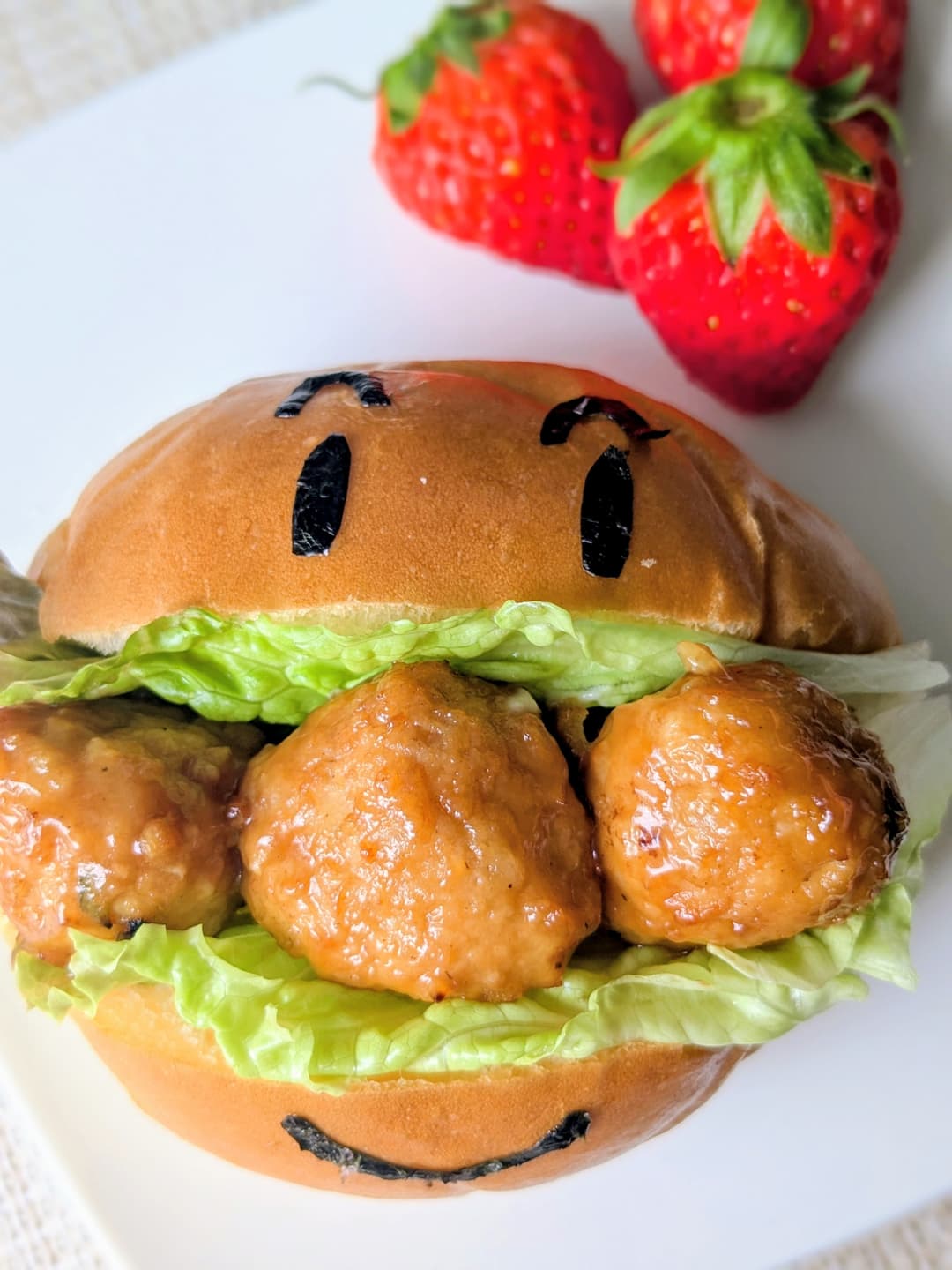 鶏だんごアンパンマンぱんの完成写真