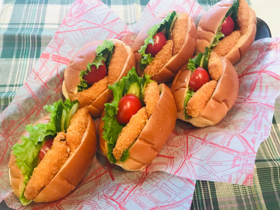 食べやすい♪お魚タルタルサンドの完成写真