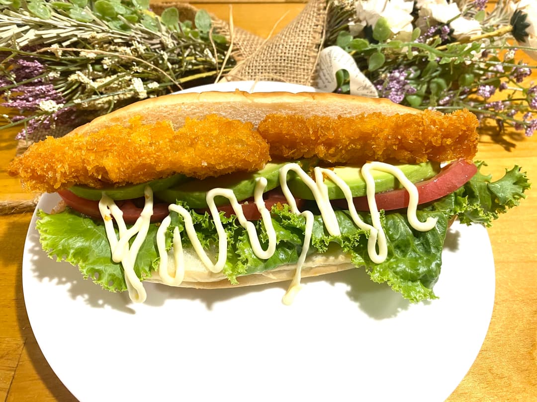 フィッシュフライドッグの完成写真