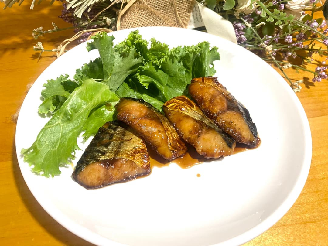 鯖の照り焼きの完成写真