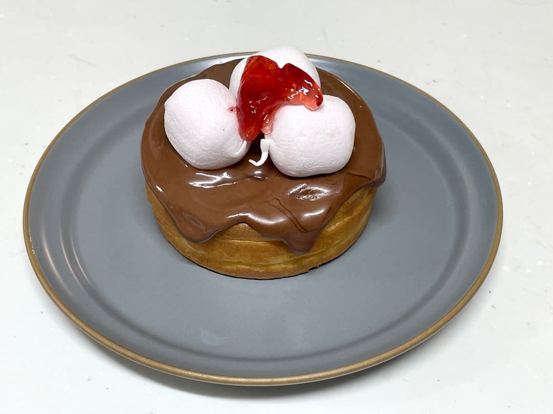 今川焼クリームチョコマシュマロの完成写真
