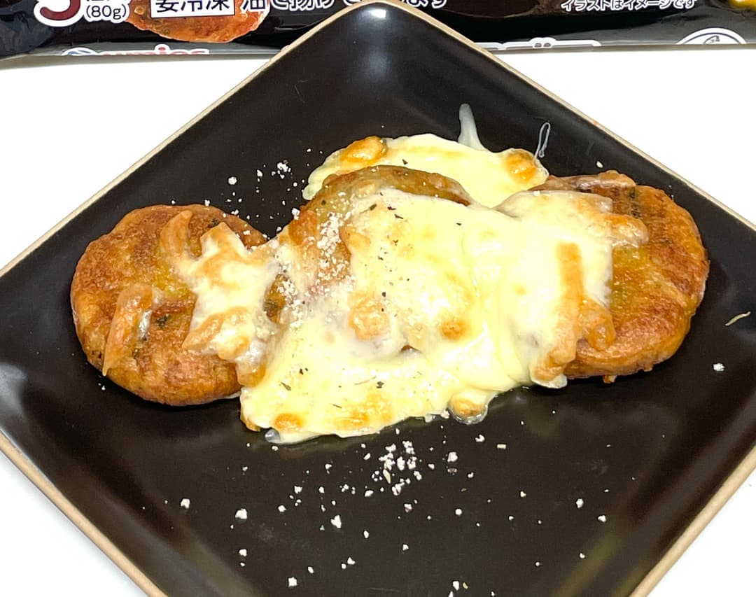 チーズ揚げチヂミの香ばしチーズ焼きの完成写真