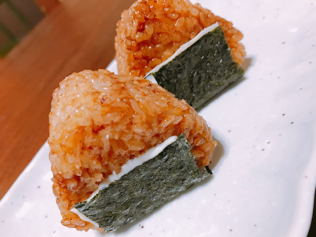 チーズ焼きおにぎりの完成写真