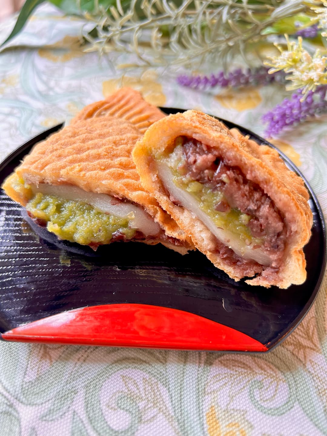 3色たい焼きの完成写真