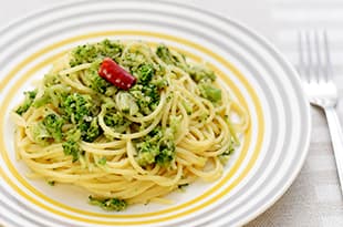 ブロッコリーとアンチョビのパスタの完成写真