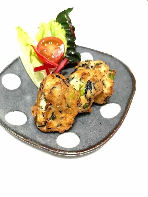 ひじきとえだ豆のさつま揚げの完成写真