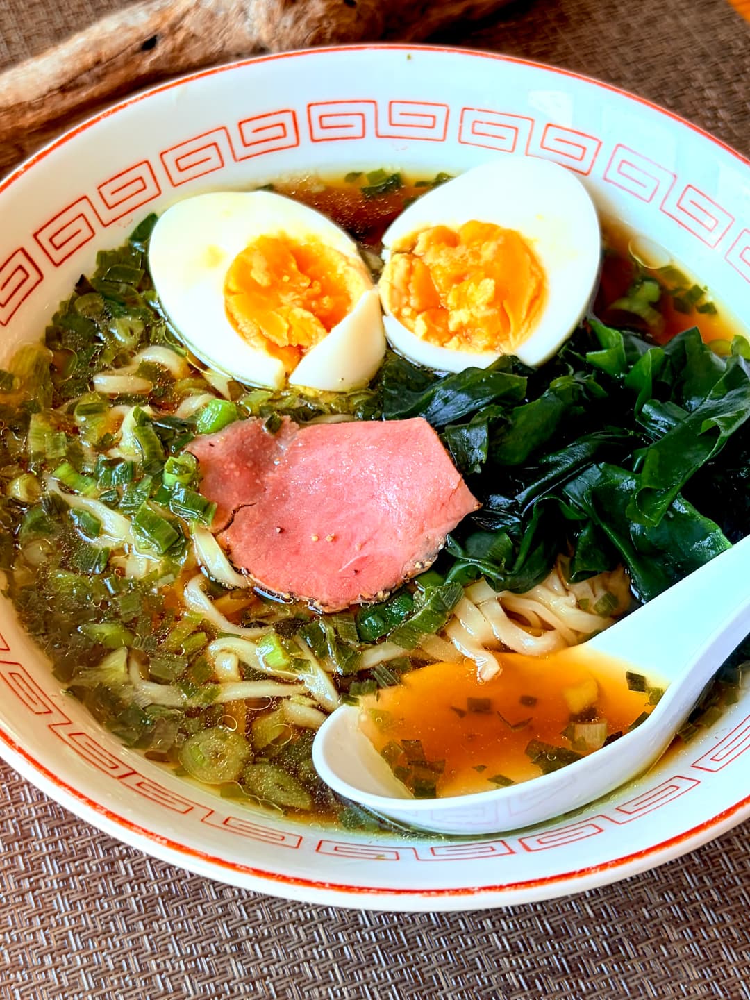ネギラーメンの完成写真