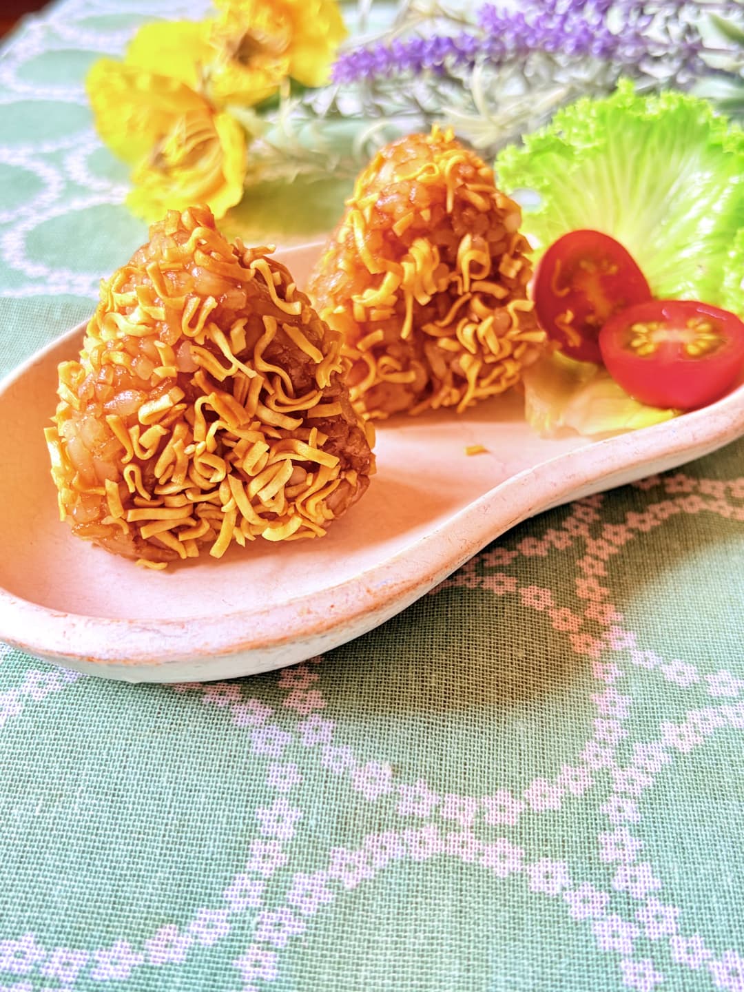 焼きおにぎりラーメンの完成写真