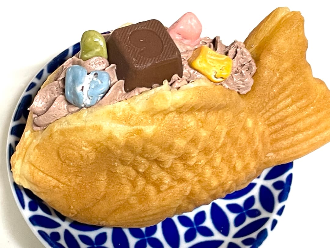 たい焼きチョコカスタードの完成写真