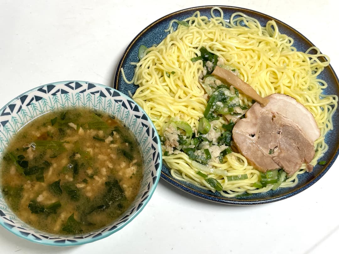 魁力屋つけ麺の完成写真