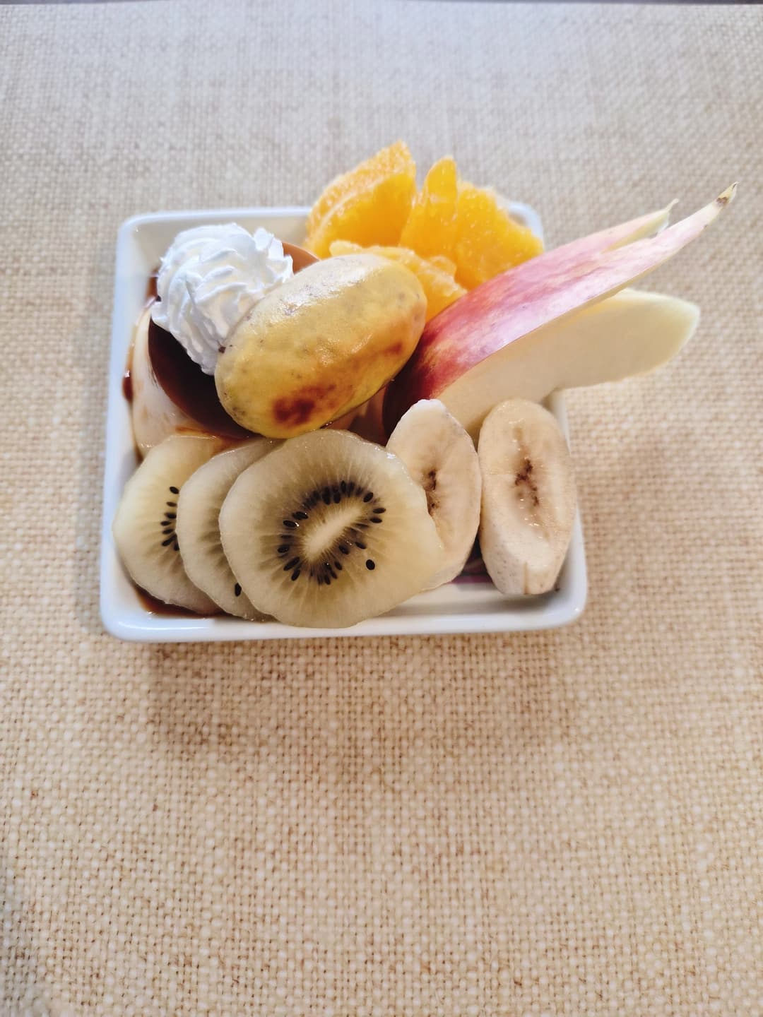 プリンアラモード風スイートポテトの完成写真