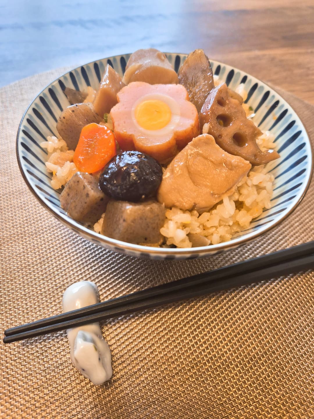 釜めし風筑前煮鶏ごぼうの完成写真