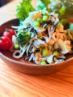 ブロッコリーと枝豆の腸活サラダ
