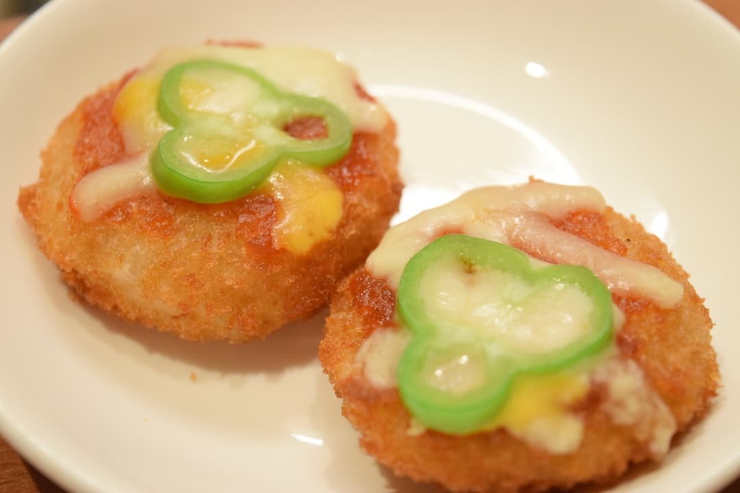 ピザ風✳︎牛肉コロッケの完成写真