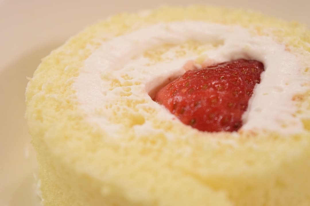 いちごロールケーキ♫の完成写真