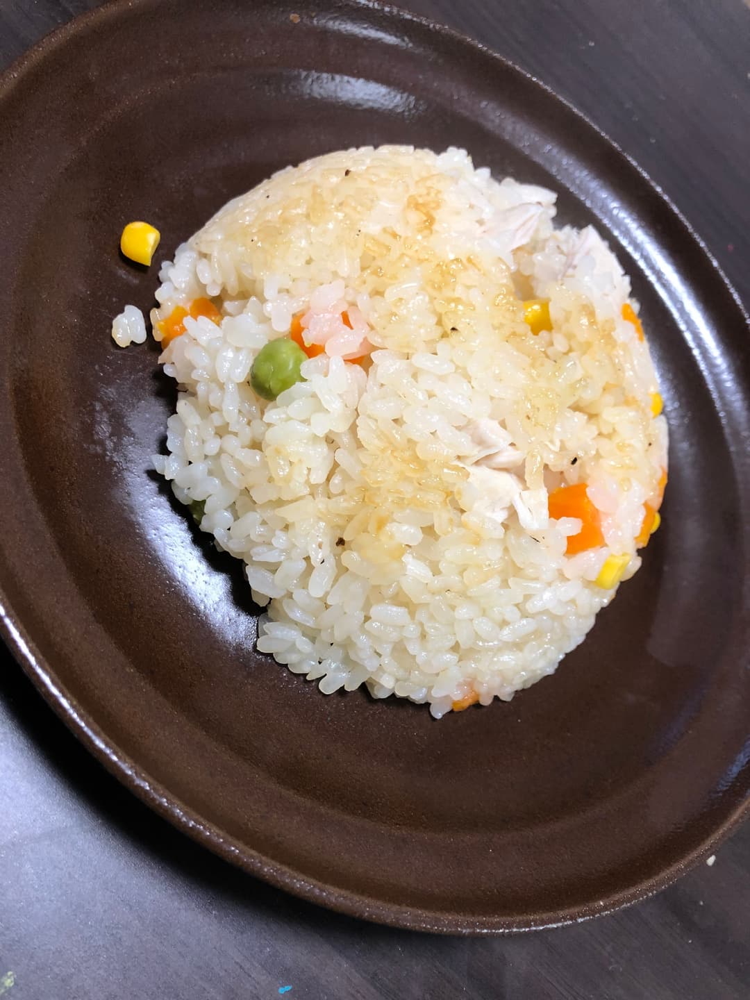 チキンベジタブルピラフの完成写真