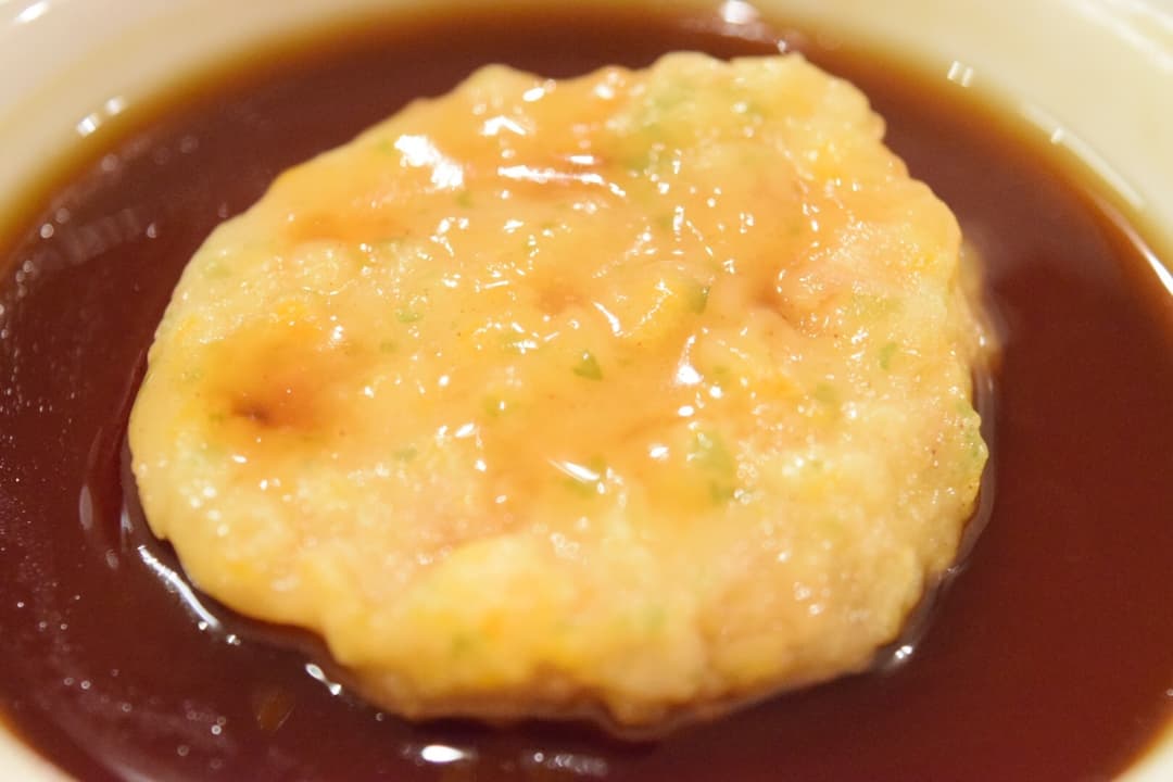 はさみ揚げの甘酢あんかけ*の完成写真