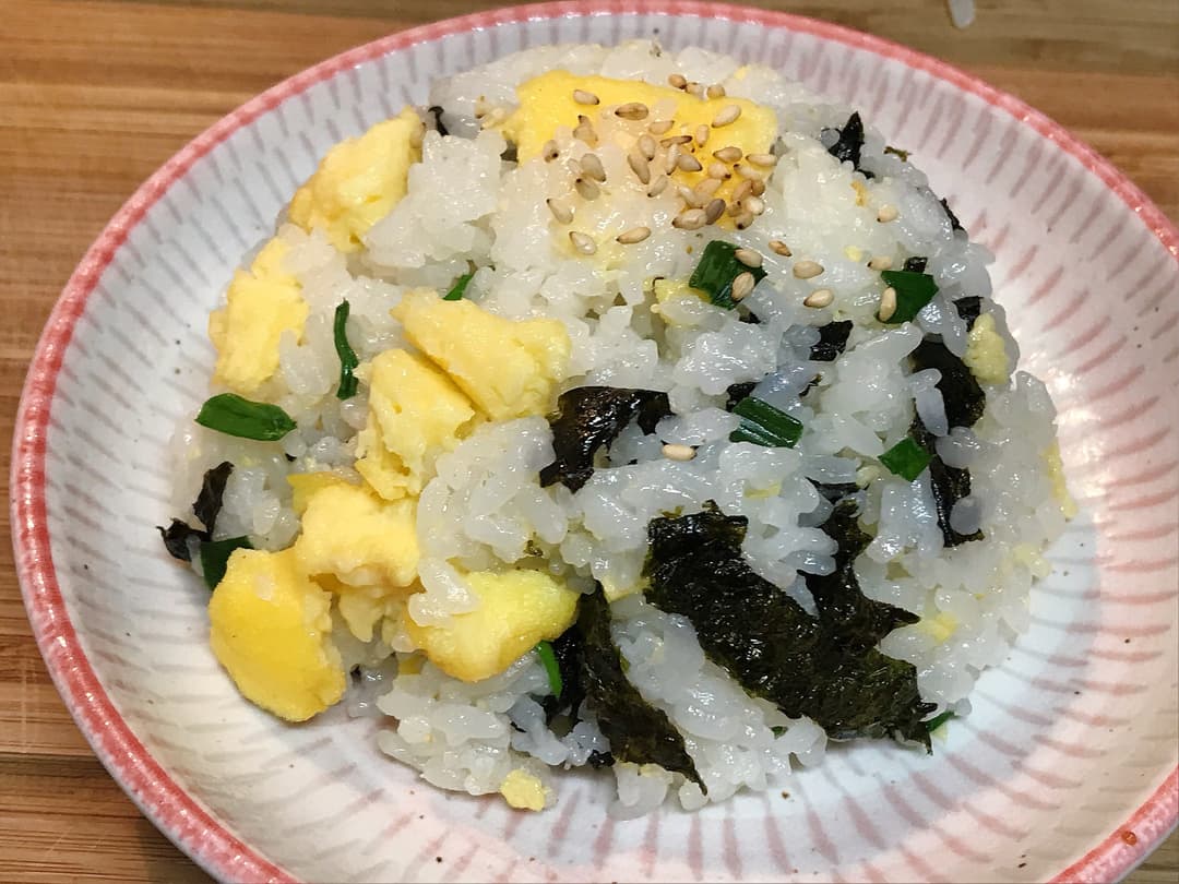 海苔たまご炒飯の完成写真