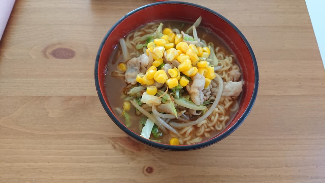 みそラーメンの完成写真