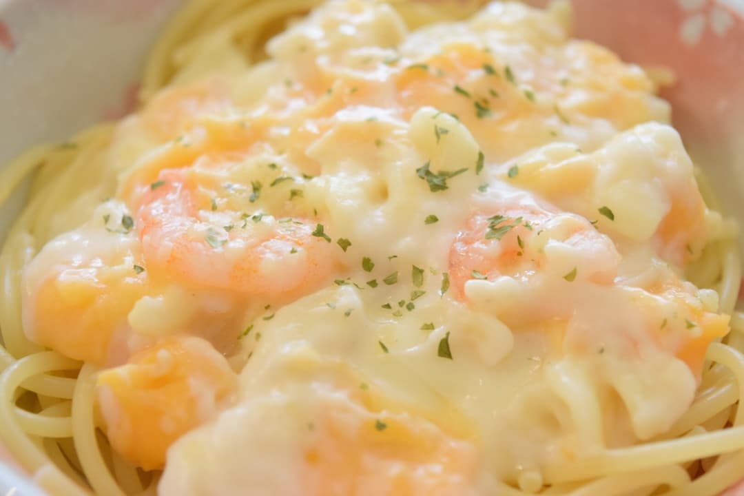 エビグラタン✳︎パスタの完成写真