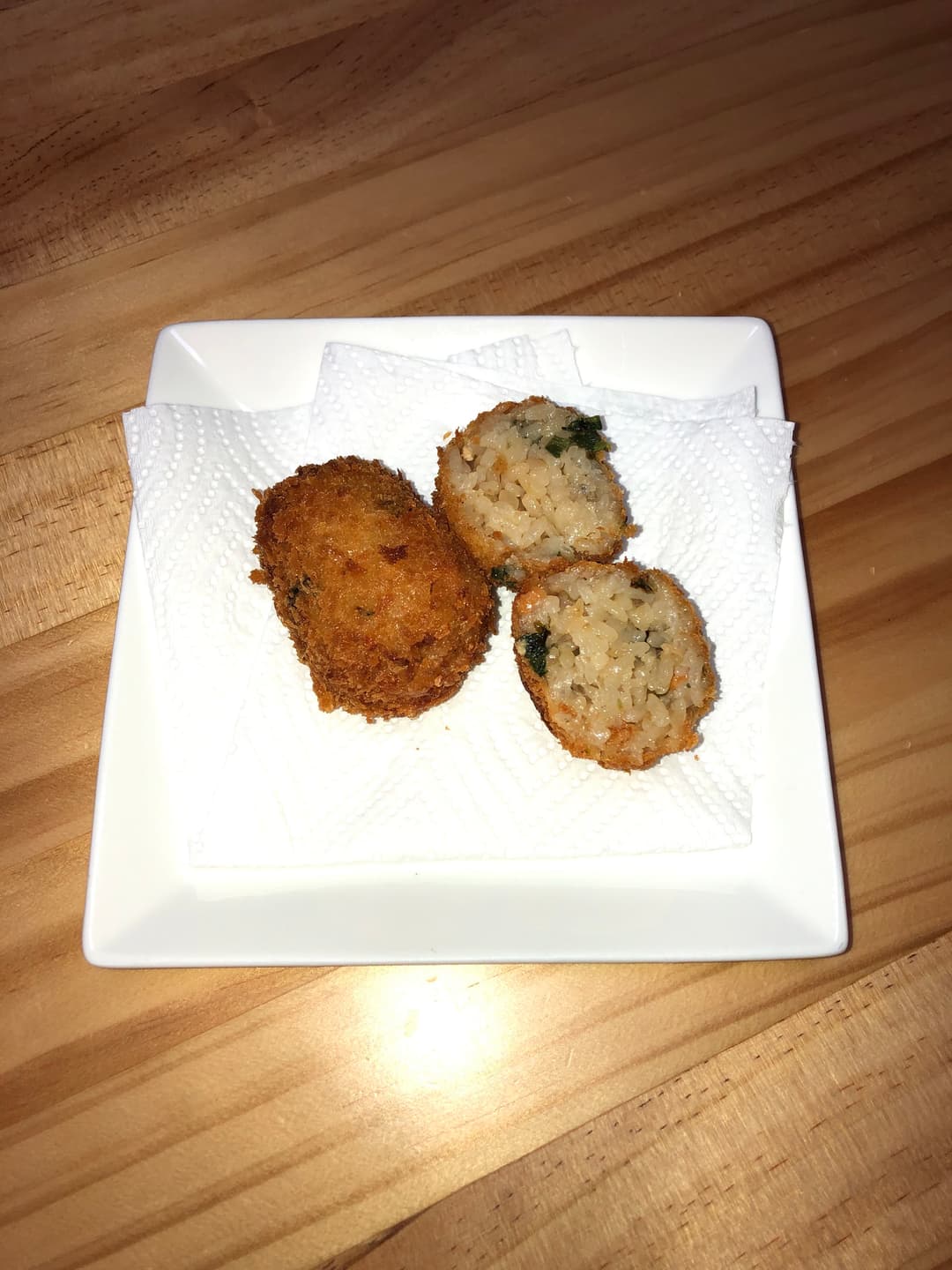 あさり飯のライスコロッケの完成写真