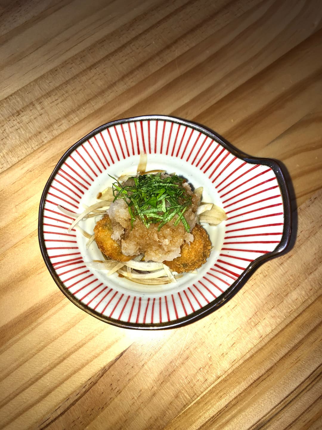 ささみカツのおろしポン酢の完成写真