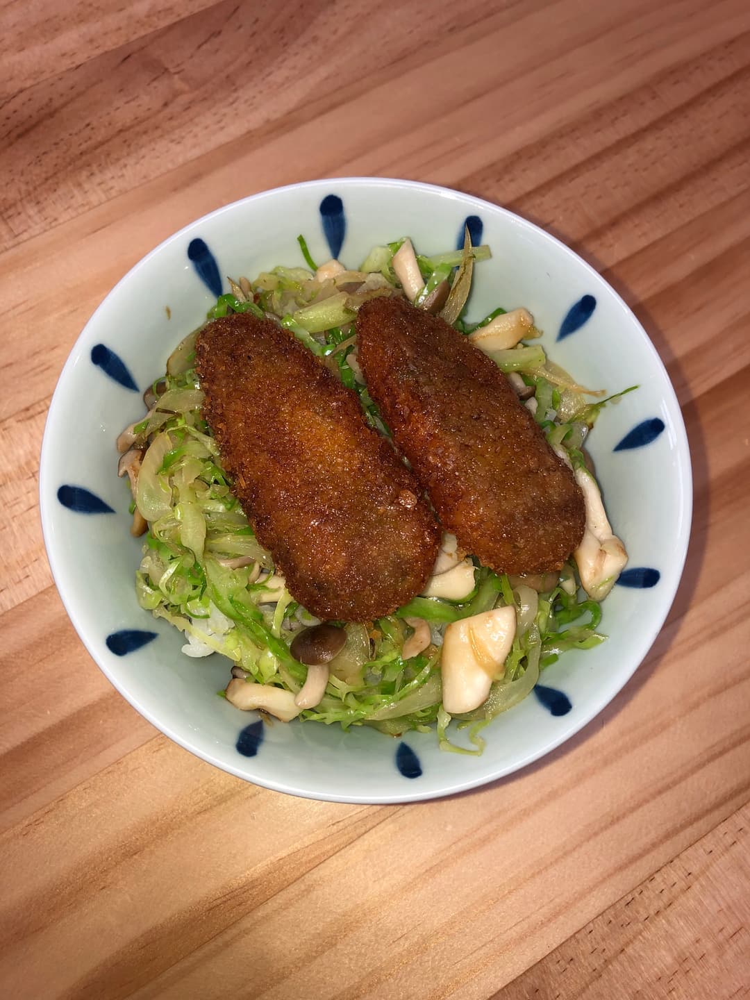 ささみカツのソースかつ丼の完成写真