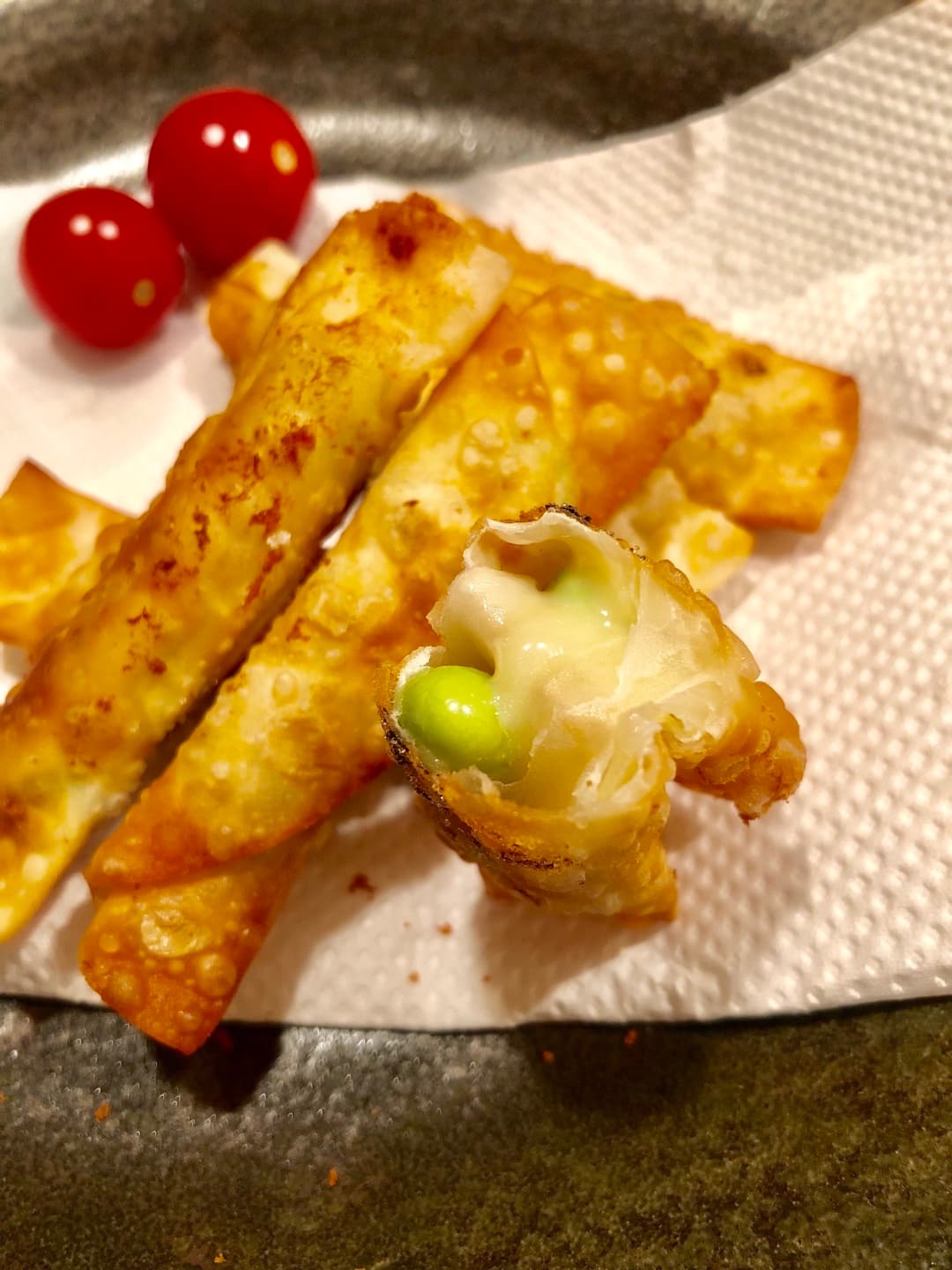 枝豆チーズ揚げの完成写真