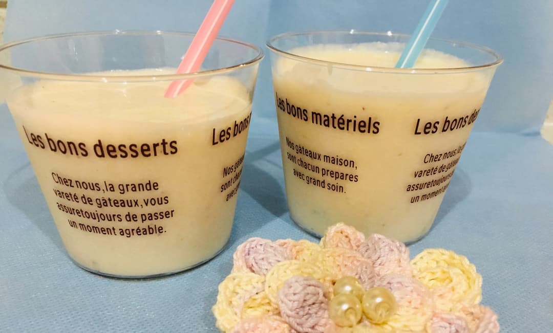 スイートポテトのフラペチーノの完成写真