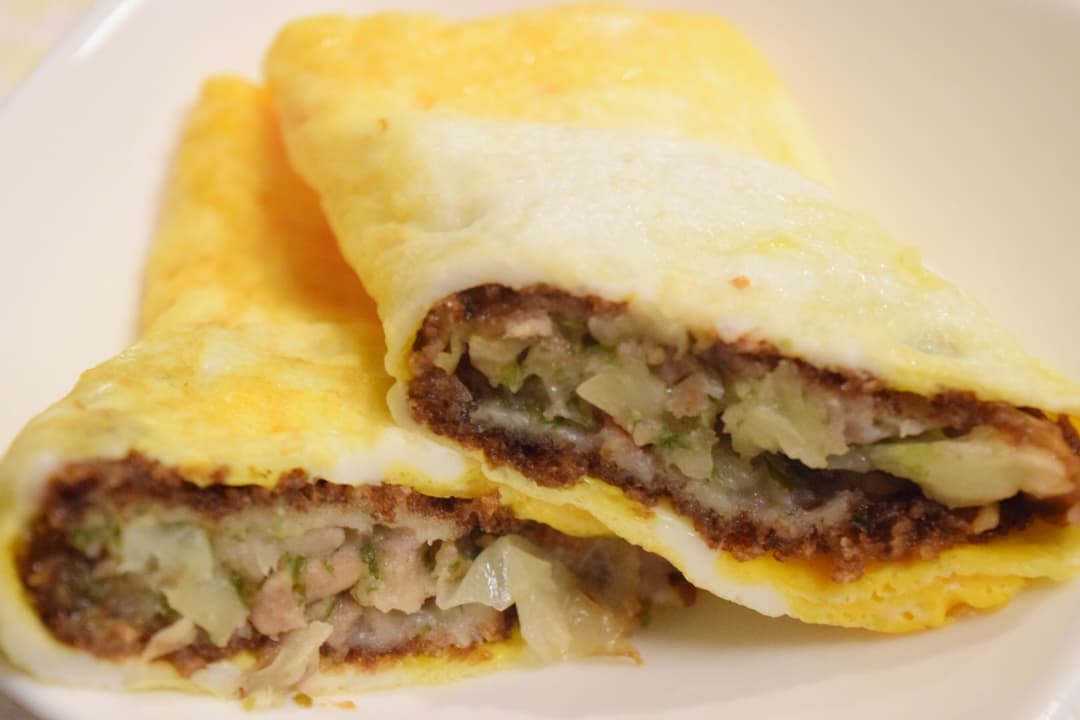 メンチカツの玉子焼き☆の完成写真
