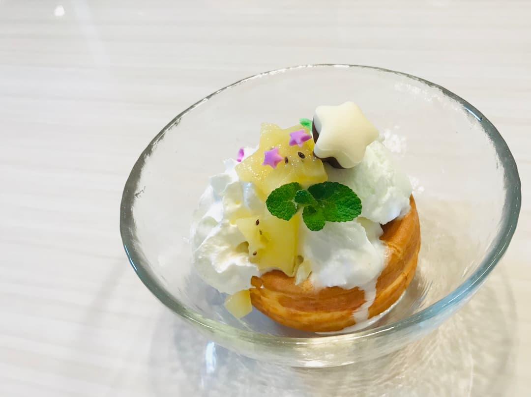 みんなで一緒に♡今川焼パフェの完成写真