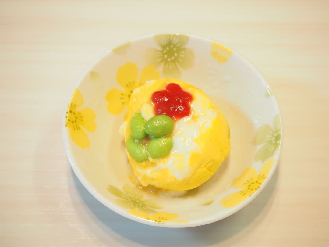 レンジでまるまるオムレツの完成写真