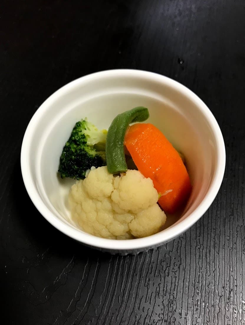 彩り野菜のグラッセの完成写真