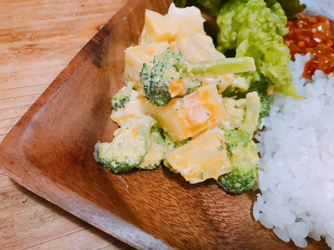 ブロッコリーとポテトの簡単マヨサラダの完成写真