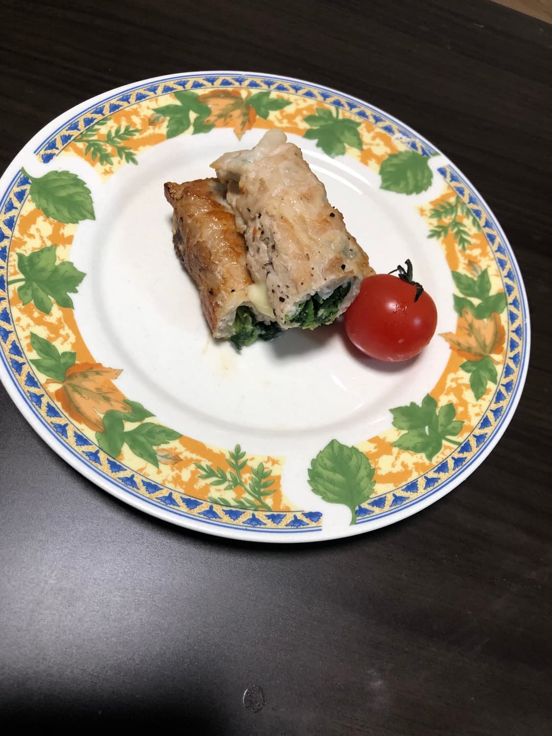 豚バラのほうれん草チーズ巻きの完成写真